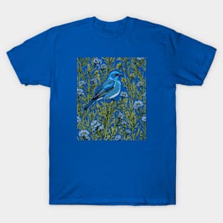 Nevada Mountain Bluebird And Sagebrush 2 T-Shirt